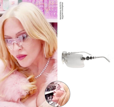 Christian DIOR by John Galliano RUTHENIUM silver sunglasses 2000s MADONNA