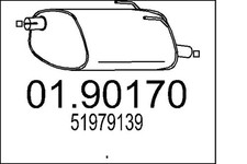 Pot d'échappement Lancia YPSILON