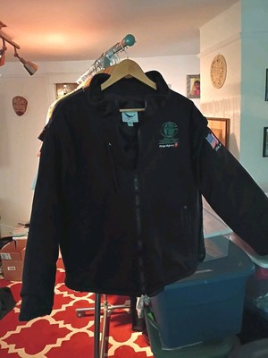 Authentic MTA F Subway Train Kings Highway Local 3 Union Padded Bomber Coat M