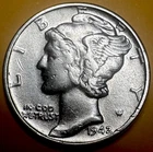 1942 mercury dime