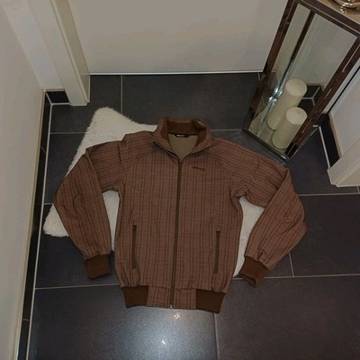 Softshelljacke Bergans S 36 38 brauntöne kariert blouson Jacke übergang Top