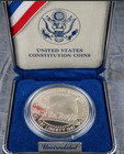 US 200TH ANNIVERSARY OF THE CONSTITUTION SILVER COIN 1787-1987 — photo 1