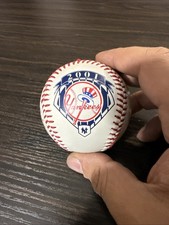 2001 World Series New York Yankees Stamped Autographed Team Baseball