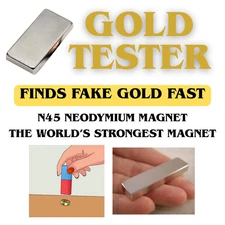 Gold Silver Jewelry Testing Rare Earth Magnet Neodymium N35 Precious Metals