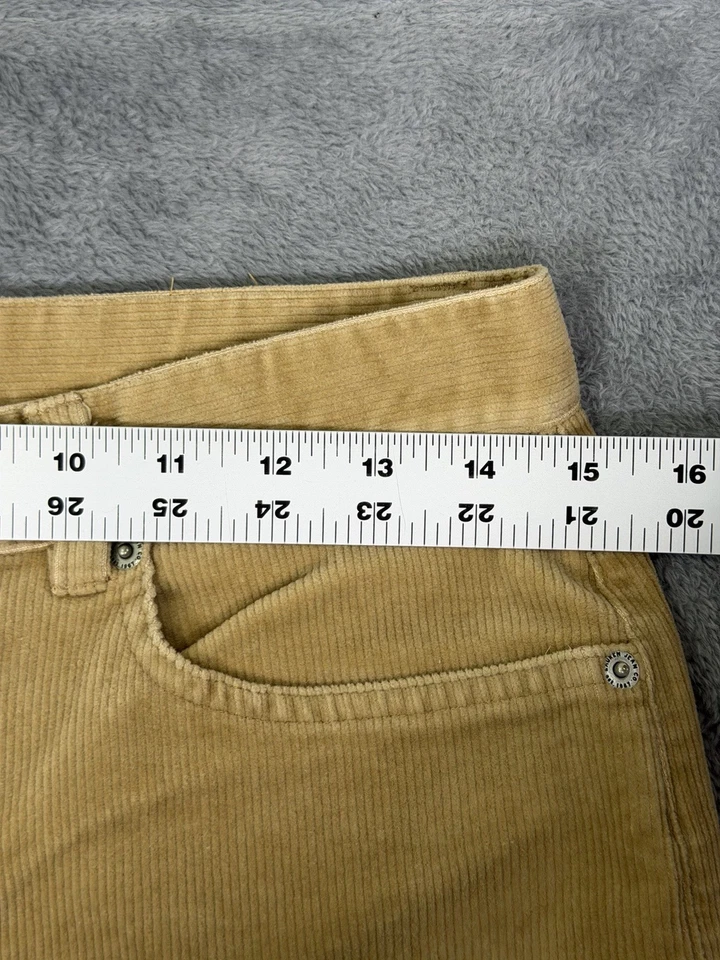 Pantalones de pana Lauren Jeans para mujer 4 color tostado corte bota regular tiro medio elásticos informales Foto 3 de 4