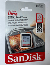 SanDisk Ultra SDHC Card 8GB, SDSDU-008G-CW46 Class 10 Brand New