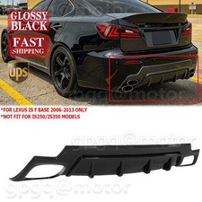 For Lexus IS F 06-13 V Style Gloss Black Shar...