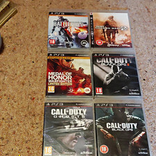 Sony PS3 Shooter Game Lot: Battlefield 4, COD MW2, Black Ops II, Ghosts