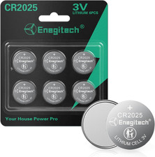 CR2025 Lithium Coin Batteries Button 2025 3V Lithium Battery Use in Key Fobs, Fi