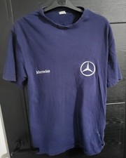Mercedes  Blue Short Sleeve T Shirt Large