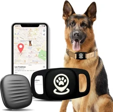 Pet Tracker for Dog, Dog Tracker Smart Pet Location Tracker with Tracker Hold...