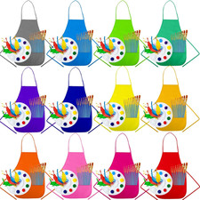 12 Sets Paint Party Kits for Kids Paint Brushes Palettes Sets Include Tray Pa...