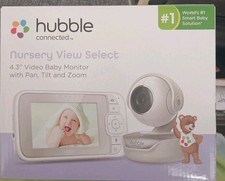 Hubble Nursery View Select 4,3 Zoll Video-Babyphone Kamera Nachtsicht Zoom