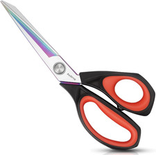 Fabric Scissors, Dressmaking Scissors with Heavy Duty Multi-Purpose Titanium Coa