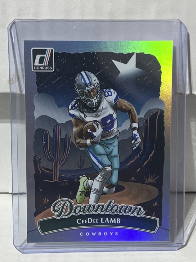 2025 Panini Donruss CeeDee Lamb Downtown Case Hit Dallas Cowboys