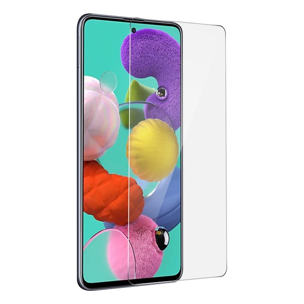Avizar, 9H HäRtegrad Glas-Displayschutzfolie Galaxy A51 5G, Transparent-image