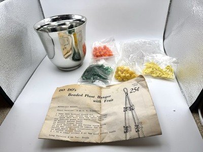 Do Do s Macrame Beaded Plant Hanger Kit  1970s