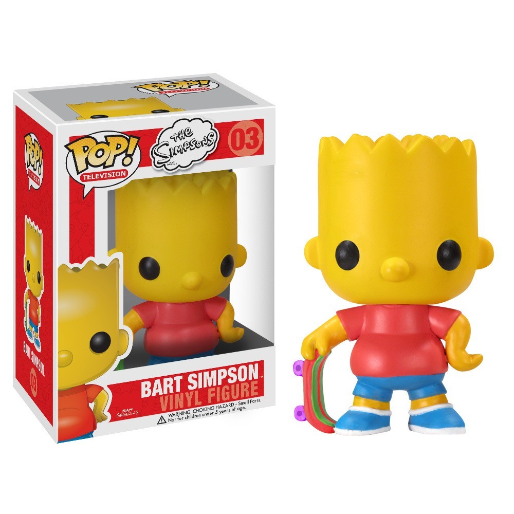 Funko Pop! Television Animation The Simpsons Bart Simpson #3 Damaged Box