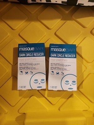 2 masque BAR Dark Circle Reducer Eye Patches . 5 Pairs Each.