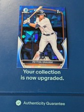 2023 Bowman Chrome Sapphire 1st Peyton Graham #BCP-57 Detroit Tigers Baseball