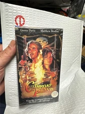 Cutthroat Island (VHS, 1996) Geena Davis, Matthew Modine  NEW Sealed