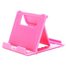 For Galaxy A23/A24/A25/A26 - Pink Stand Fold-up Holder Travel Desktop Cradle