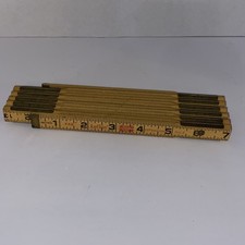 LUFKIN X46 RED END Nice Vintage Carpenters 72" Extension Rule, Made in USA
