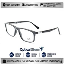Ray-Ban RX7128II 2000 Black Frames Reading Glasses/Bifocal/Progressive Lenses
