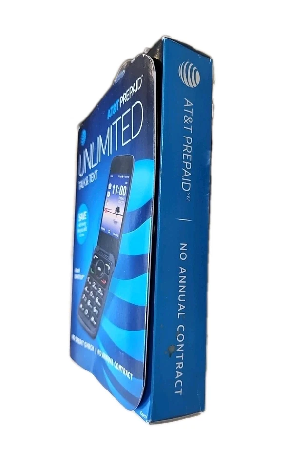 AT&T Prepaid  Alcatel 4052R FLIP 4GB Memory 2.8 Dual COLOR Display 4G LTE Black - Image 4 of 4