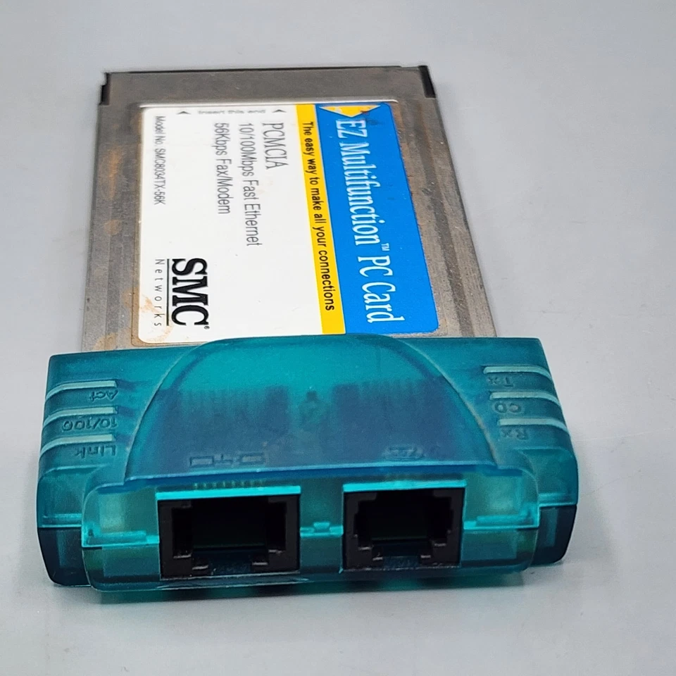 SMC EZ Mulrifunction PC Card - FastEthernet & 56k modem - Image 4 of 4