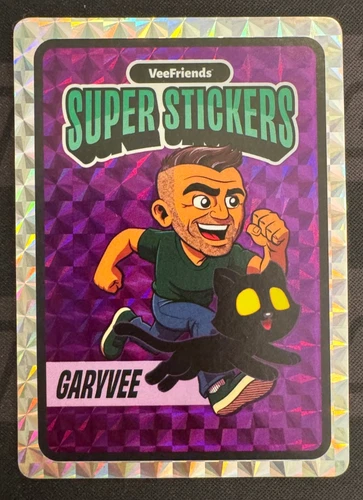 2025 Vee Friends Garyvee / Black Cat Limited Manga Series Super Stickers SP