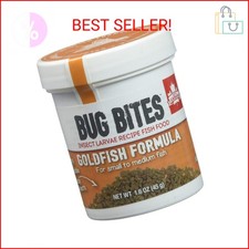 Fluval Bug Bites Goldfish Fish Food, Granules for Small to Medium Sized Fish, 1.