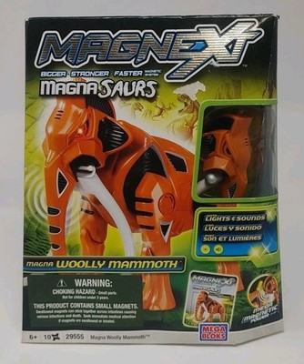 Mega Bloks Magnext Magna-Saurs Woolly Mammoth #29555 Building Set