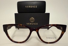 New VERSACE Women's Eyeglasses VE 3281-B GB1 Black Optical Frame 53-17-140