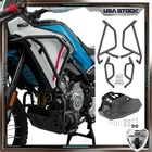 Crash Bar For CF Moto Ibex 450 MT Skid Plate Engine Guard Protect 2026 WOLFLINE