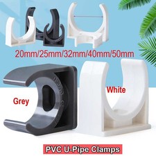 Open Pipe Clips PVC Single Open 20mm 25mm 30mm 32mm 40mm 50mm Fixed Pipe Clamp