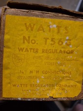 Watts T56g Water Regulator
