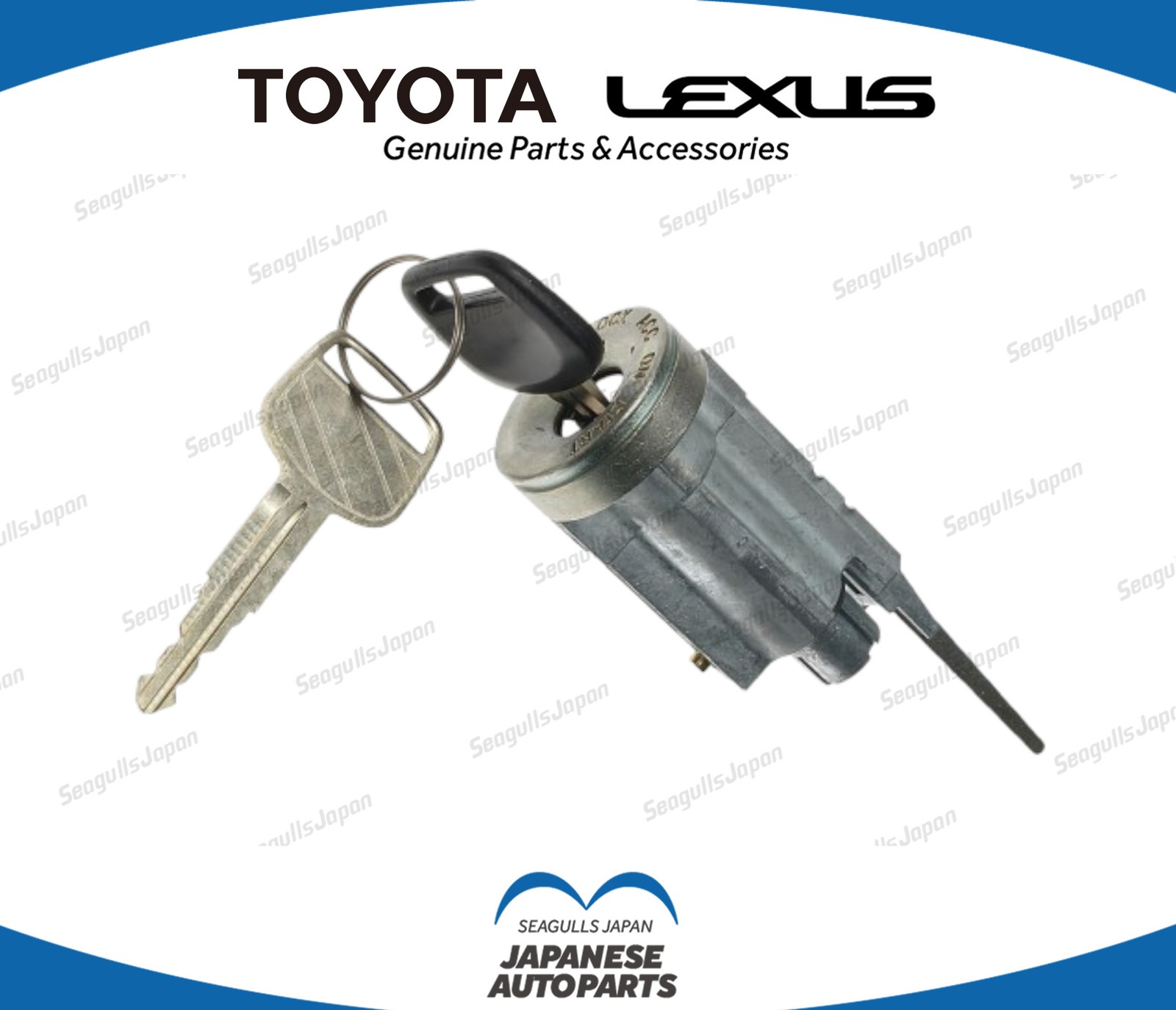 TOYOTA OEM LAND CRUISER FZJ80 91-98 Ignition Switch Lock Cylinder & Key Set