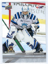 2024-25 Upper Deck CHL #207 Mathys Fernandez (goalie)