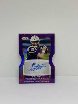 SAGE 2026 High Series Garrett Nussmeier Peak Performance AUTO (RC)