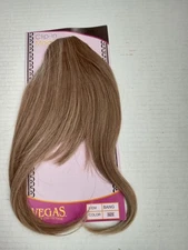 Caramel Brown New Hair Bangs ~(Get Instant Bangs) Could Be Used as Front Topper