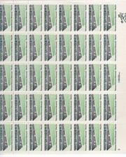 1984 20 cent Vietnam Memorial Full Sheet of 40 Scott #2109, Mint NH