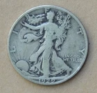 1929-S Walking Liberty Half Dollar Silver U.S Coin Fifty Cents 50c