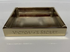 Victoria’s Secret Gold Metal Candle Holder Tray / Jewelry Tray/Vanity Decor-4oz
