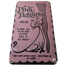 Vintage Pink Pussy Cat Sign - Hollywood Girls Burlesk Gas Service Saloon Sign