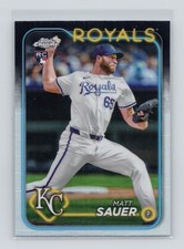2024 Topps Chrome Update Refractor #USC155 Matt Sauer (RC) - KC Royals (O)