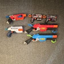 XShot Dart Blaster Lot of 6 Assorted Foam Dart Guns Tested 