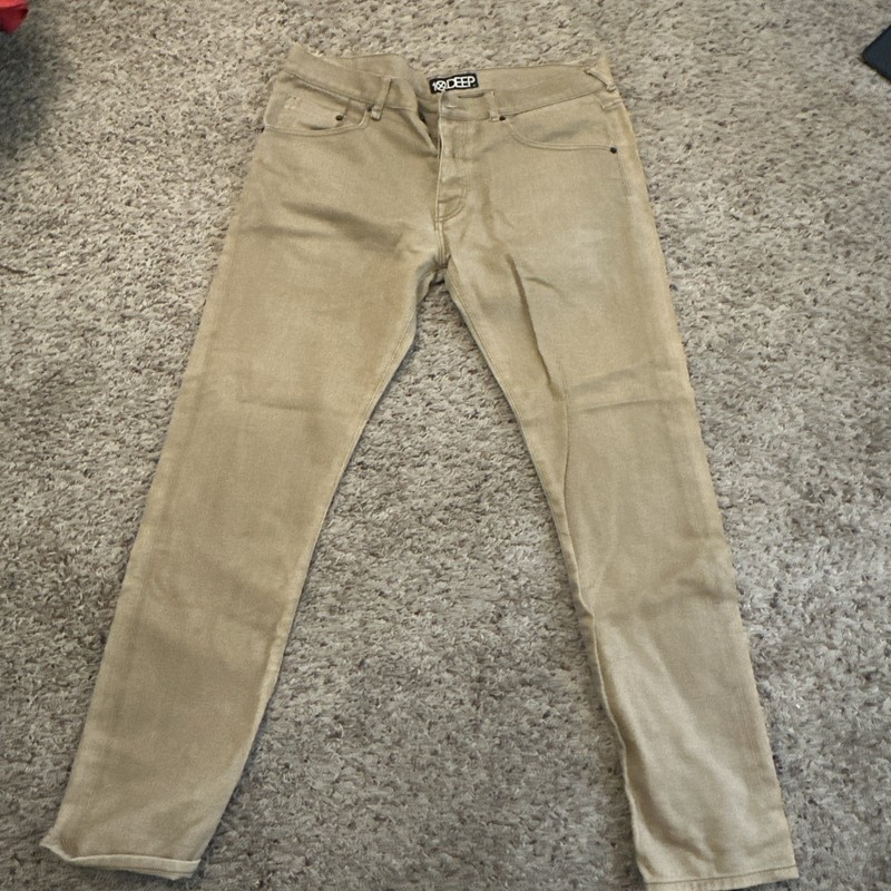 10deep Pants Jeans 38 Khaki Denim