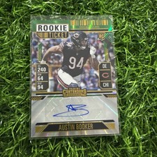 2024 Contenders Rookie Ticket Austin Booker #298 Auto Chicago Bears 