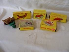 Five Vintage Boxed Dinky Farm Toys, Tractor etc.